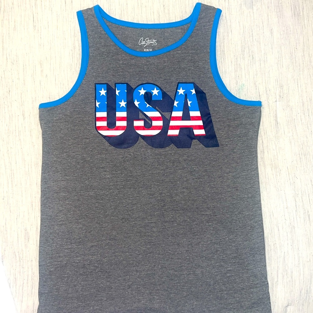 Boys Crew Neck Tank Top